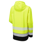 Supertouch Essentials Hi-Vis Eco Hooded Softshell Jacket - Yellow/Navy