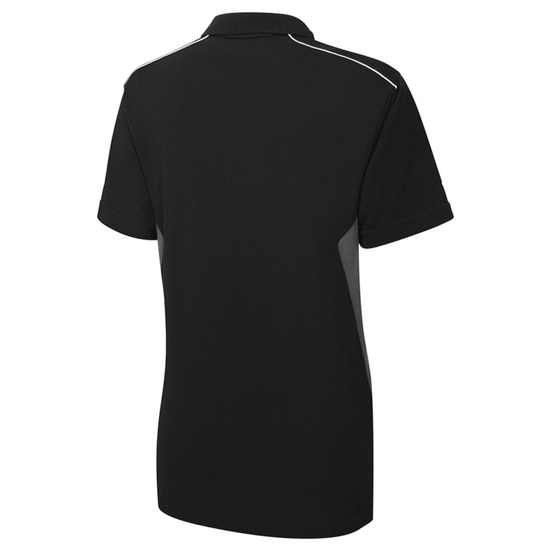 Supertouch System Eco Women's Polo Shirt - Black/Grey