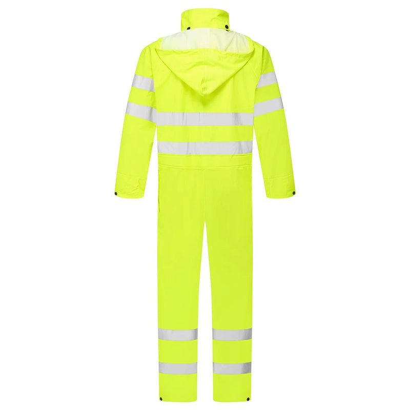 Supertouch Hi-Vis Storm-Flex PU Coverall - Yellow