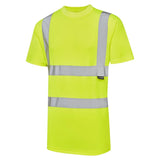 Supertouch Hi-Vis Bird Eye T-Shirt - Yellow