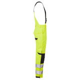 Supertouch System Hi-Vis Eco Thermal Waterproof Bib Trousers - Yellow/Navy