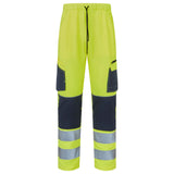 Supertouch System Hi-Vis Eco Stretch Jogger - Yellow/Navy