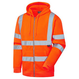 Supertouch Hi-Vis Zipped Hoodie - Orange