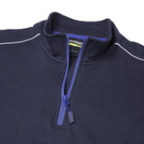Supertouch System Eco Women's Quarter Zip Sweatshirt - Navy/Royal Blue