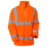 Supertouch Hi-Vis Fleece Lined Parka - Orange