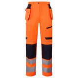 Supertouch System Hi-Vis Eco Stretch Holster Trousers - Orange/Navy