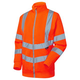 Supertouch Women's Hi-Vis Eshaal Zipped Sweatshirt - Orange