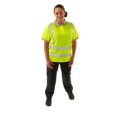 Supertouch Women's Hi-Vis Savannah Bird Eye Polo Shirt - Yellow