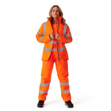 Supertouch Women's Hi-Vis Kamela Padded Jacket - Orange