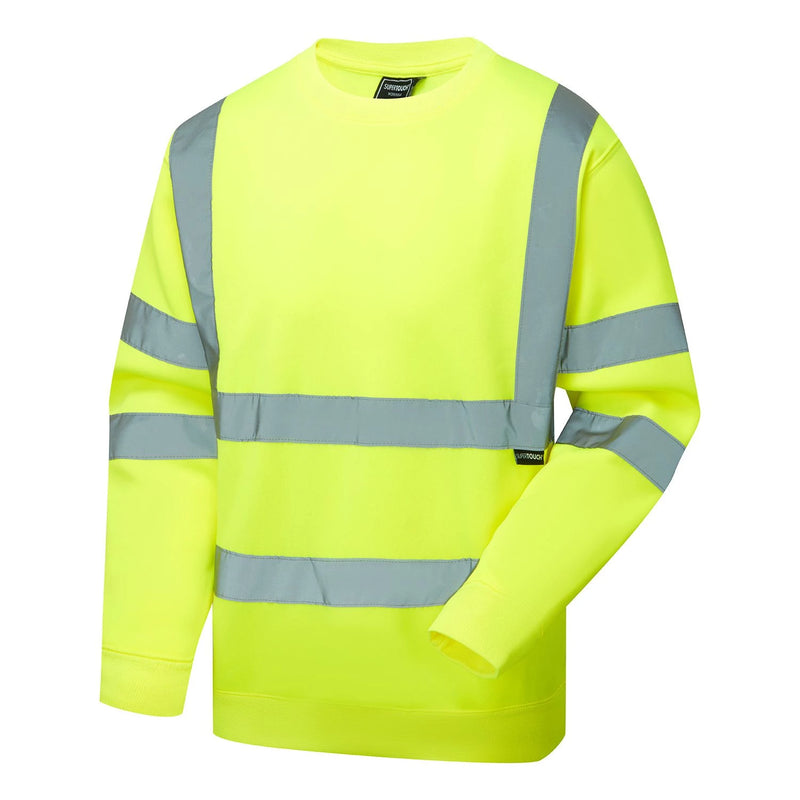 Supertouch Eco Hi-Vis Sweatshirt - Yellow