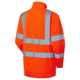 Supertouch Women's Hi-Vis Eshaal Zipped Sweatshirt - Orange