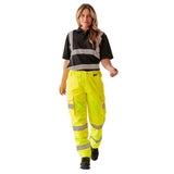 Supertouch Women's Hi-Vis Hana Combat Trousers - Yellow