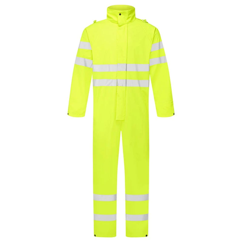 Supertouch Hi-Vis Storm-Flex PU Coverall - Yellow