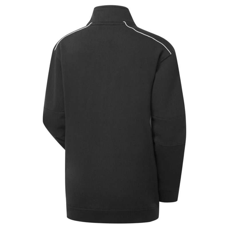 Supertouch System Eco Women's Quarter Zip Sweatshirt - Black/Grey