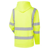 Supertouch Hi-Vis Zipped Hoodie - Yellow