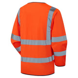 Supertouch Hi-Vis Long Sleeved Vest - Zip - Orange