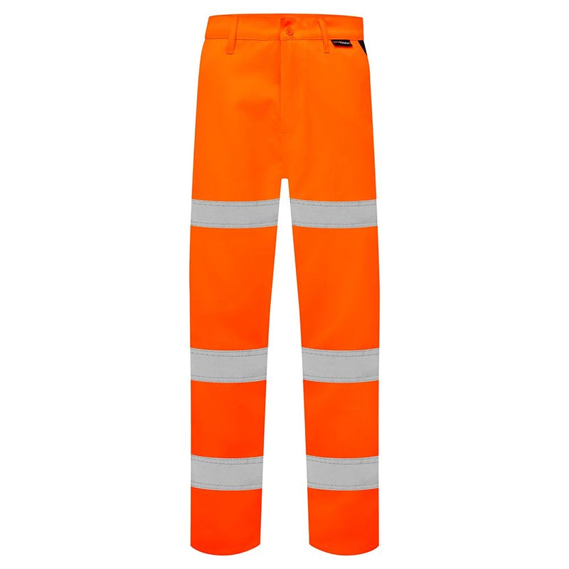 Supertouch Hi-Vis 3 Band Polycotton Trousers - Yellow