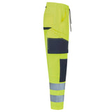 Supertouch System Hi-Vis Eco Stretch Jogger - Yellow/Navy
