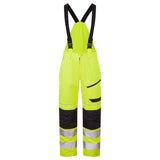 Supertouch System Hi-Vis Eco Thermal Waterproof Bib Trousers - Yellow/Navy