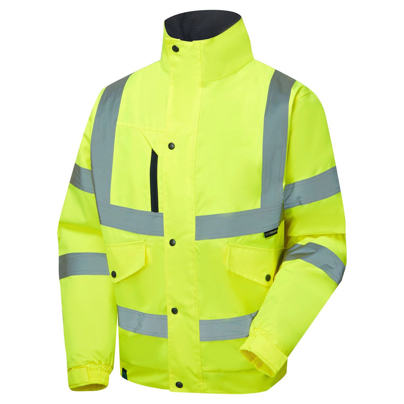 Supertouch Eco Hi-Vis Bomber Jacket - Yellow