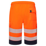 Supertouch Essentials Hi-Vis Eco CottonCool Shorts - Orange