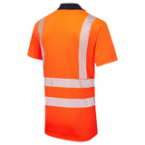 Supertouch Essentials Hi-Vis Eco CoolMax Polo - Orange/Navy