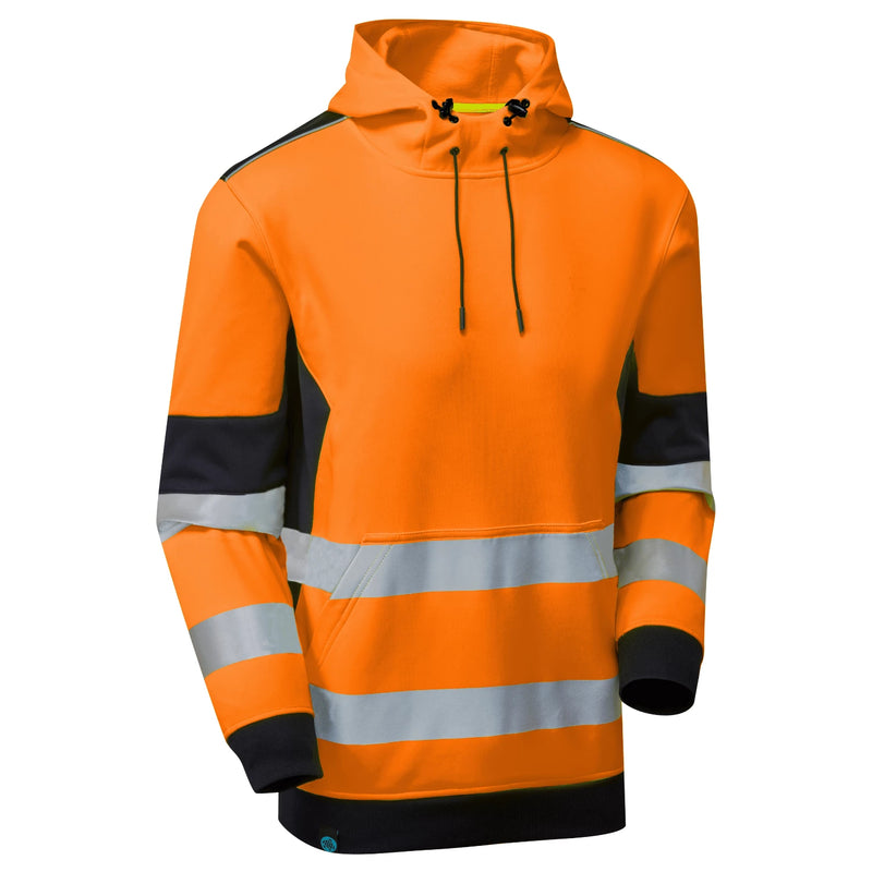 Supertouch System Hi-Vis Eco Insulated Hoodie - Orange/Navy
