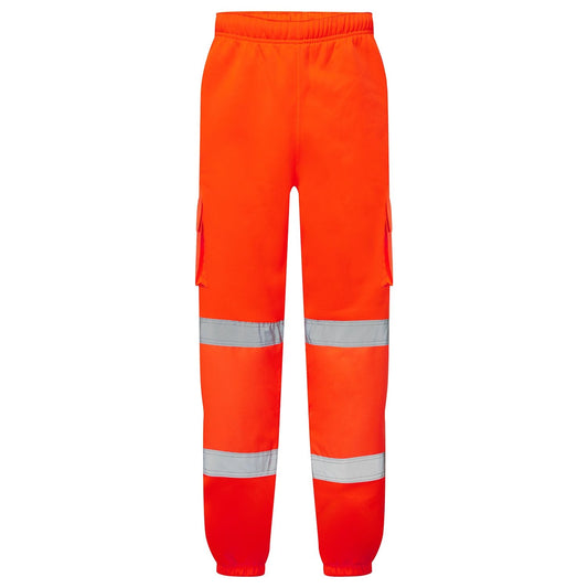 Supertouch Eco Hi-Vis Jogging Bottoms - Orange