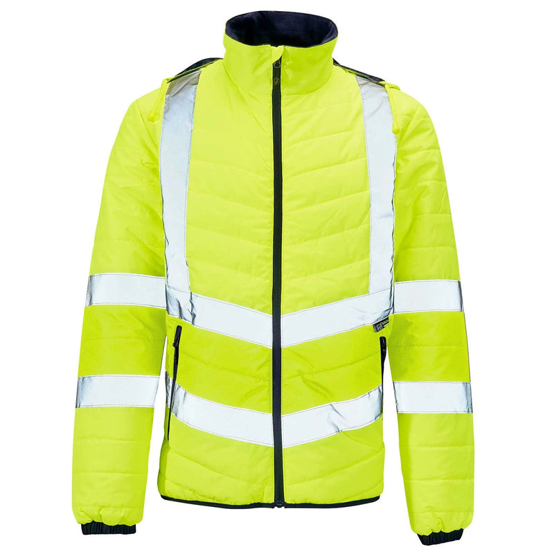 Supertouch Hi-Vis Puffer Jacket - Yellow