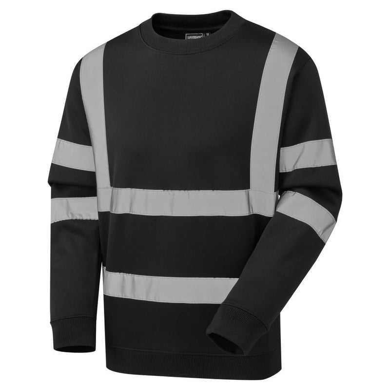Supertouch Hi-Vis Crew Neck Sweatshirt