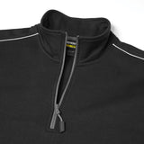 Supertouch System Eco Quarter Zip Sweatshirt - Black/Grey