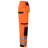 Supertouch System Hi-Vis Eco Stretch Holster Trousers - Orange/Navy