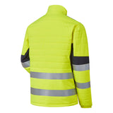 Supertouch System Hi-Vis Eco 2 Tone Thermal Baffle Jacket - Yellow/Navy