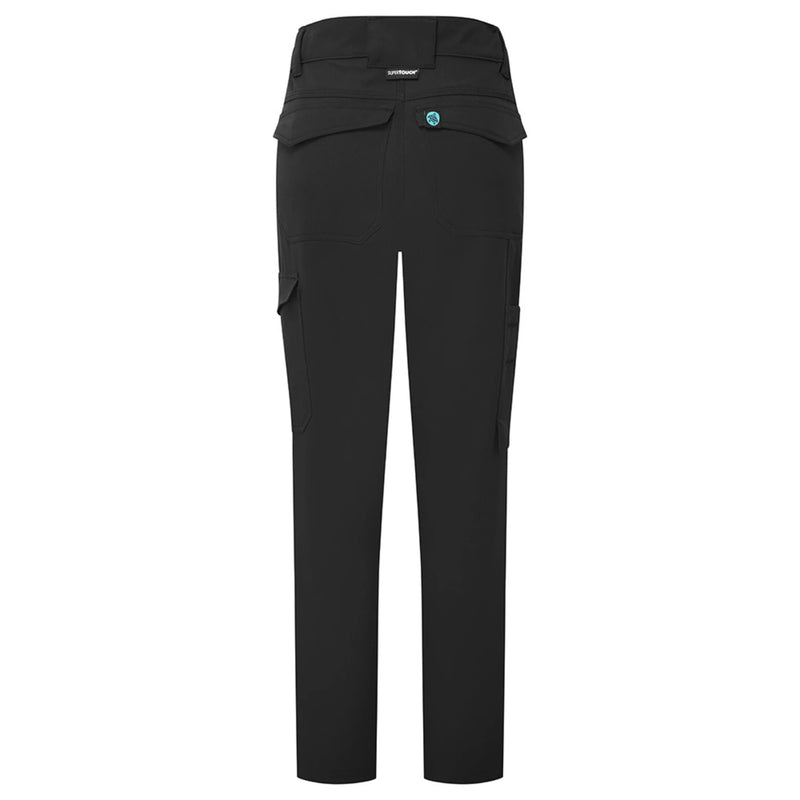 Supertouch System Eco Stretch Cargo Trousers - Black