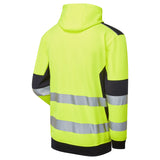 Supertouch System Hi-Vis Eco Insulated Hoodie - Yellow/Navy