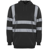 Supertouch Hi-Vis 2 Tone Hooded Sweatshirt - Orange/Navy