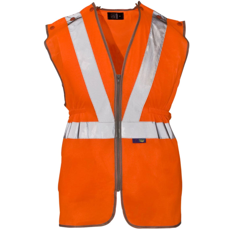 Supertouch Hi-Vis Long Tracker Vest