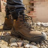 DeWalt Steelforge Palm Brown Non-Metallic Waterproof Safety Boot S7S - view 4