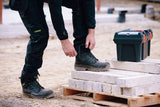 Apache Chilliwack Black Waterproof Side Zip Safety Boot S7S - view 5