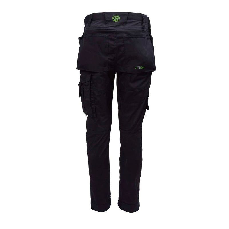 Apache Bancroft Slim Fit Stretch Holster Trousers Black - view 2