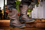 Apache AP305 Brown Waterproof Safety Rigger Boot S7 - view 5