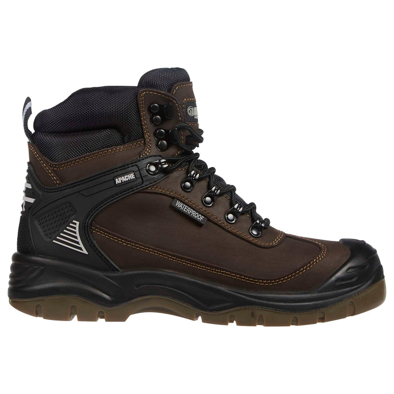 Apache Ranger Brown Waterproof Safety Hiker Boot S7 - view 2