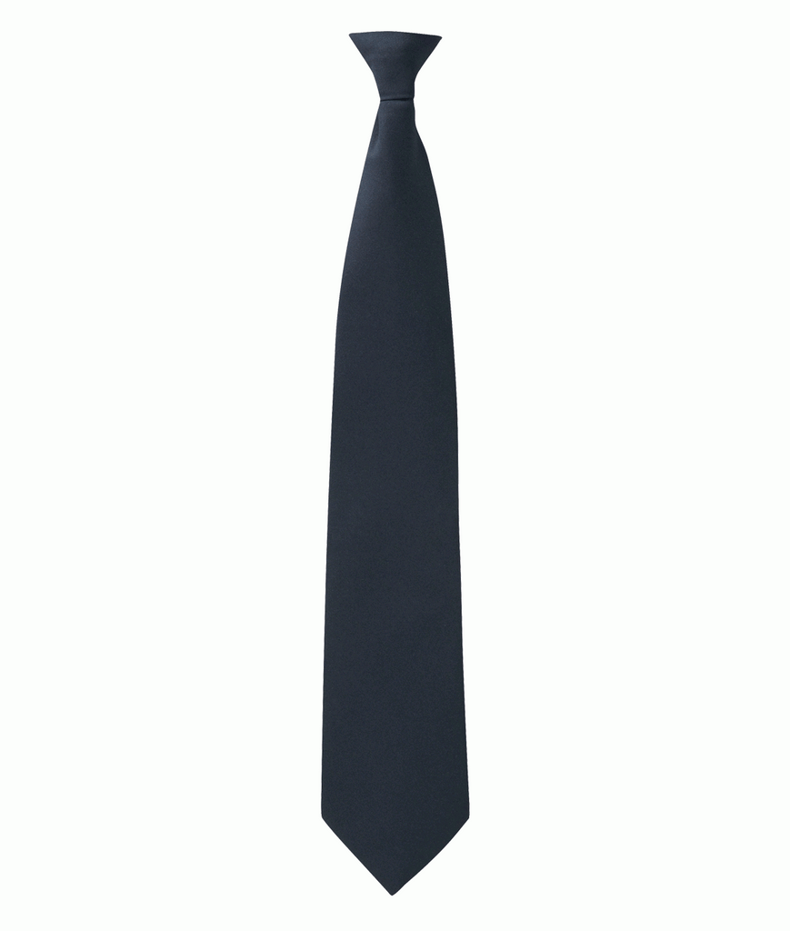 Black Clip on Tie