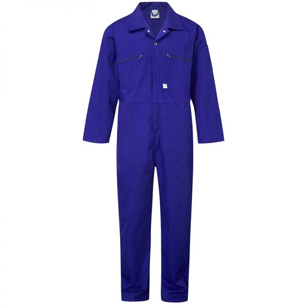 366 Zip Front Boiler Suit Royal blue