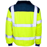 Supertouch Hi Vis Fleece Jacket - Rain Patch