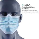 50pcs Disposable 3 Ply Face Masks - Ultrasoft with filter.