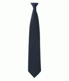 Black Clip on Tie