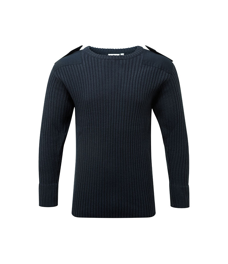 Crew Neck Combat Jumper Navy