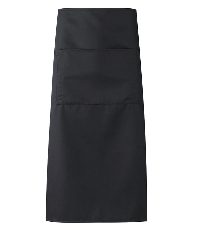Fusion Long Apron Black