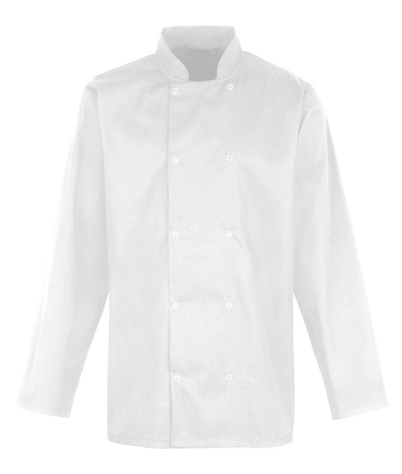 Long Sleeve Chefs Jacket White